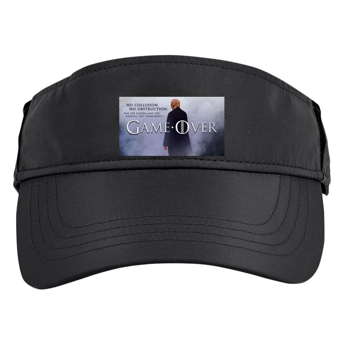 Game Over Donald J Trump No Collusion  Adult Drive Performance Visor