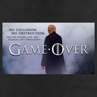 Game Over Donald J Trump No Collusion  Adult Drive Performance Visor