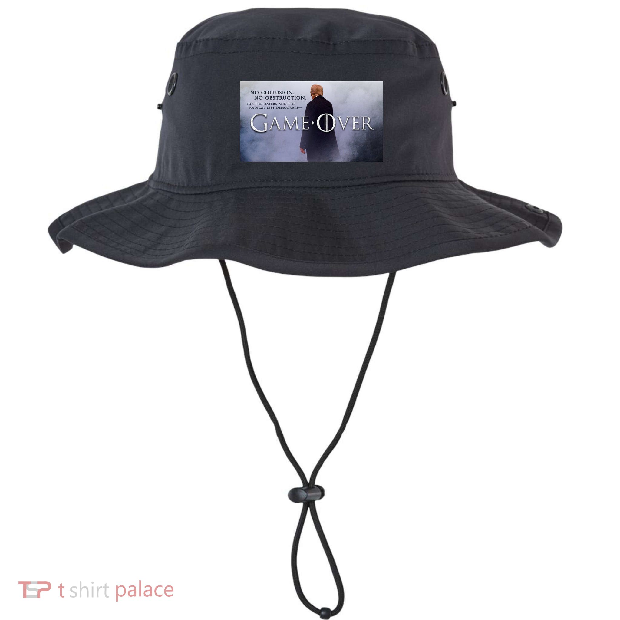 Game Over Donald J Trump No Collusion  Bucket Hat
