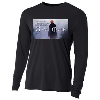 Game Over Donald J Trump No Collusion  Cooling Performance Long Sleeve Crew