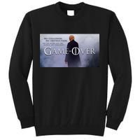 Game Over Donald J Trump No Collusion  Tall Sweatshirt