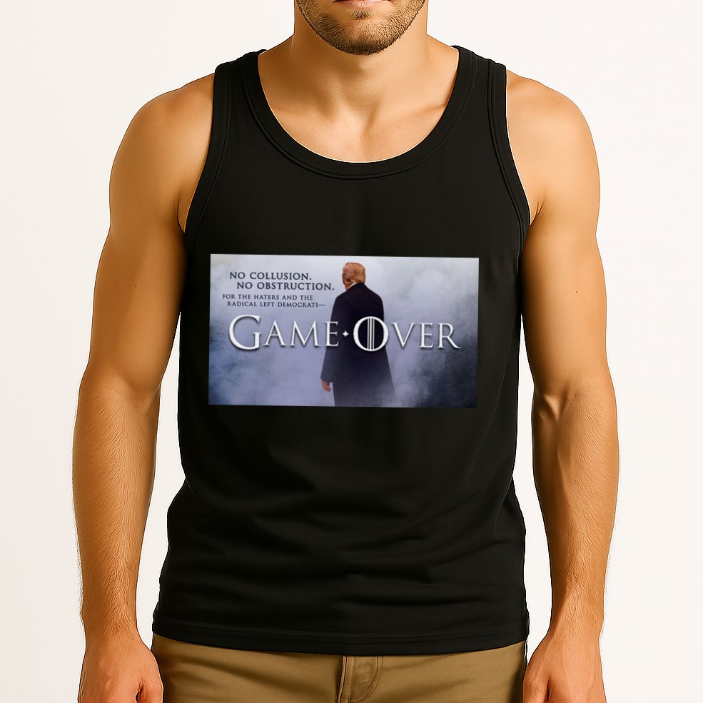 Game Over Donald J Trump No Collusion  Tank Top