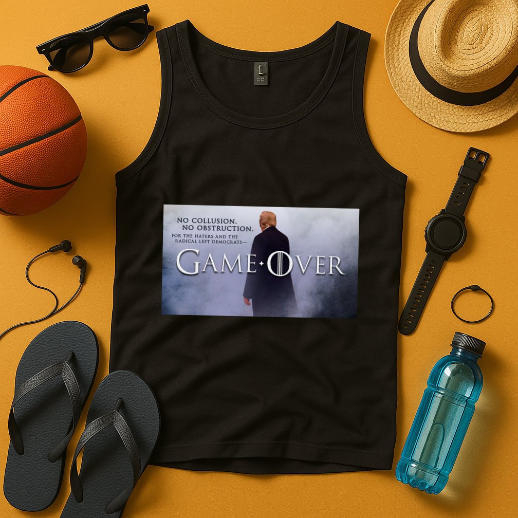 Game Over Donald J Trump No Collusion  Tank Top