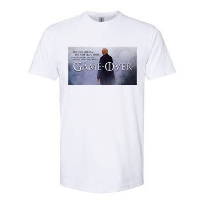 Game Over Donald J Trump No Collusion  Softstyle CVC T-Shirt