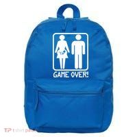 Game Over Pregnant Funny 16 in Basic Backpack