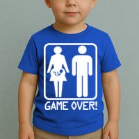 Game Over Pregnant Funny Toddler T-Shirt