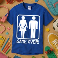 Game Over Pregnant Funny Kids T-Shirt