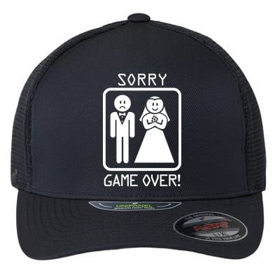 Game Over Sorry Gamer Flexfit Unipanel Trucker Cap