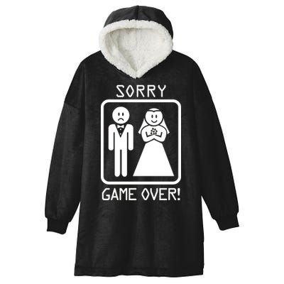 Game Over Sorry Gamer Hooded Wearable Blanket