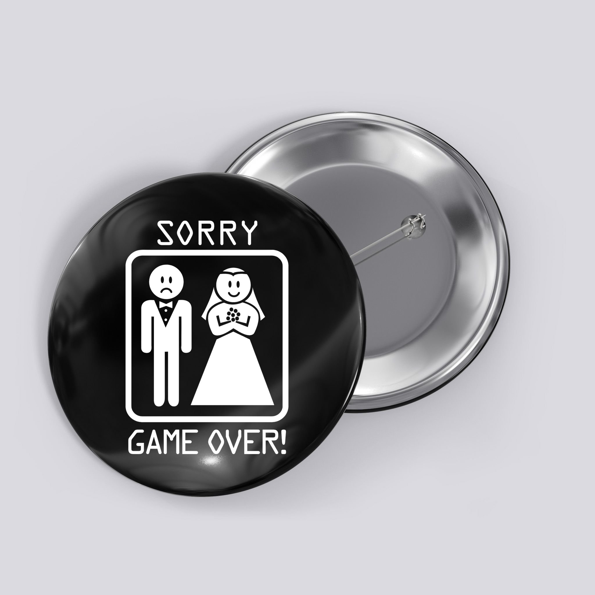 Game Over Sorry Gamer Button