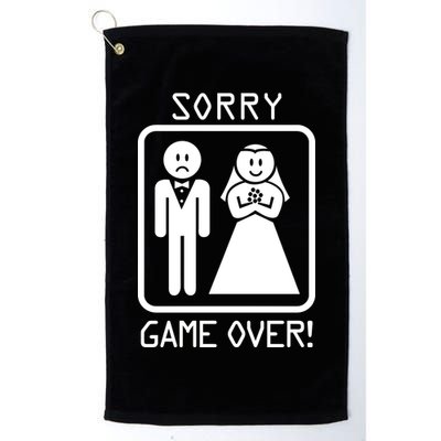 Game Over Sorry Gamer Golf Towel