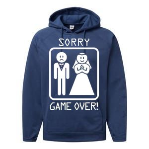 Game Over Sorry Gamer Performance Fleece Hoodie