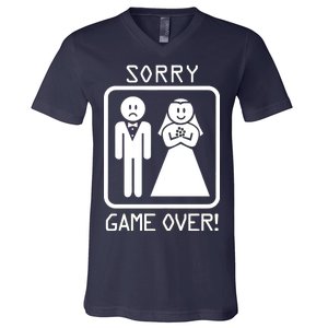 Game Over Sorry Gamer V-Neck T-Shirt