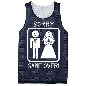 Game Over Sorry Gamer Mesh Reversible Basketball Jersey Tank