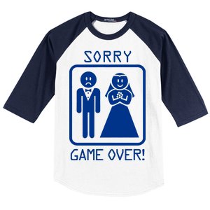 Game Over Sorry Gamer Baseball Sleeve Shirt