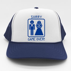 Game Over Sorry Gamer Trucker Hat