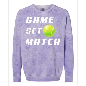 Game Set Match Tennis Colorblast Crewneck Sweatshirt