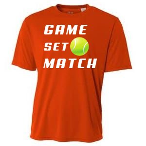 Game Set Match Tennis Cooling Performance Crew T-Shirt