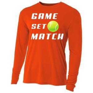 Game Set Match Tennis Cooling Performance Long Sleeve Crew