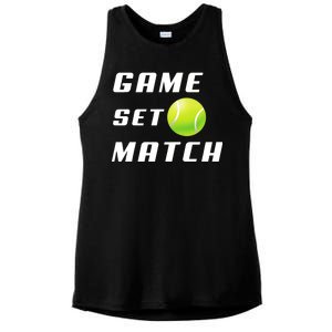 Game Set Match Tennis Ladies PosiCharge Tri-Blend Wicking Tank