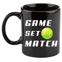 Game Set Match Tennis 11oz C Handle Ceramic Mug