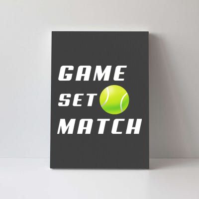 Game Set Match Tennis Canvas