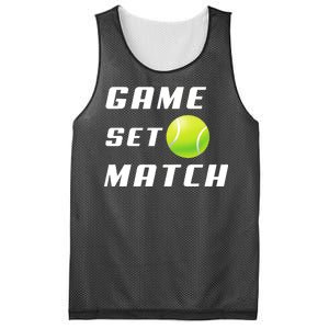 Game Set Match Tennis Mesh Reversible Basketball Jersey Tank