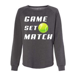 Game Set Match Tennis Womens California Wash Sweatshirt