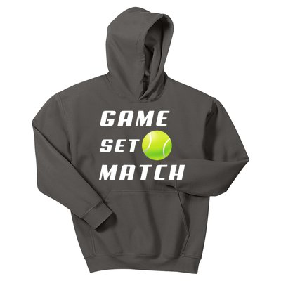 Game Set Match Tennis Kids Hoodie