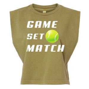 Game Set Match Tennis Garment-Dyed Women's Muscle Tee