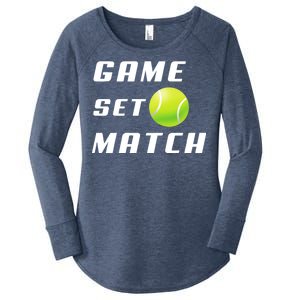 Game Set Match Tennis Women's Perfect Tri Tunic Long Sleeve Shirt