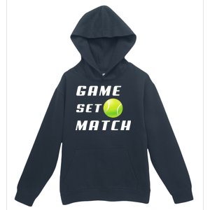 Game Set Match Tennis Urban Pullover Hoodie