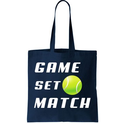 Game Set Match Tennis Tote Bag