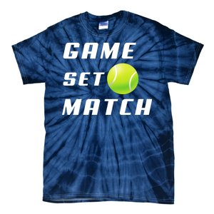 Game Set Match Tennis Tie-Dye T-Shirt