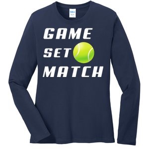 Game Set Match Tennis Ladies Long Sleeve Shirt