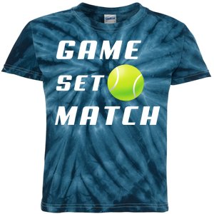 Game Set Match Tennis Kids Tie-Dye T-Shirt