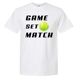 Game Set Match Tennis Garment-Dyed Heavyweight T-Shirt