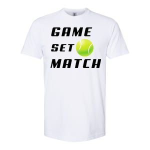 Game Set Match Tennis Softstyle CVC T-Shirt