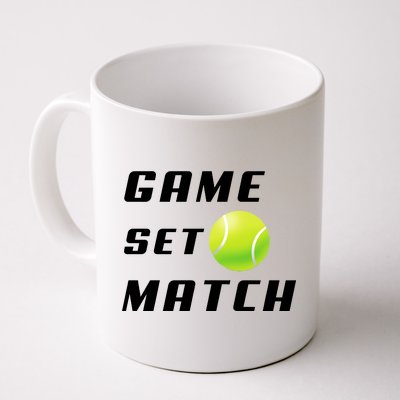 Game Set Match Tennis Coffee Mug