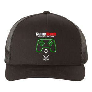 Game Stonk Power To The Bull Game Stop Stock Market Yupoong Adult 5-Panel Trucker Hat