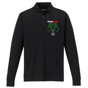 Game Stonk Power To The Bull Game Stop Stock Market Performance Long Sleeve Polo