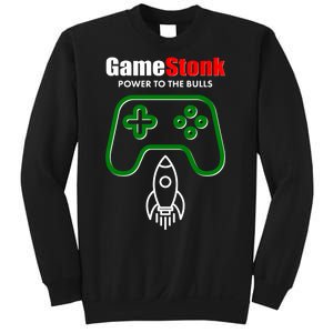 Game Stonk Power To The Bull Game Stop Stock Market Sweatshirt