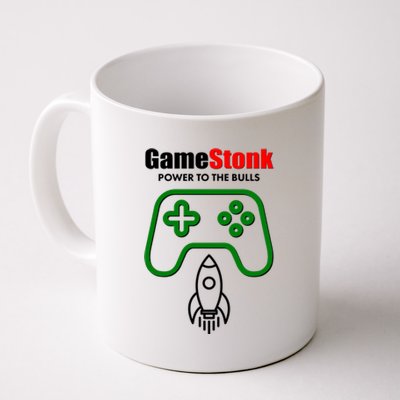 Game Stonk Power To The Bull Game Stop Stock Market Coffee Mug