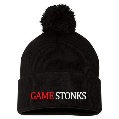 Game Stonks Pom Pom 12in Knit Beanie