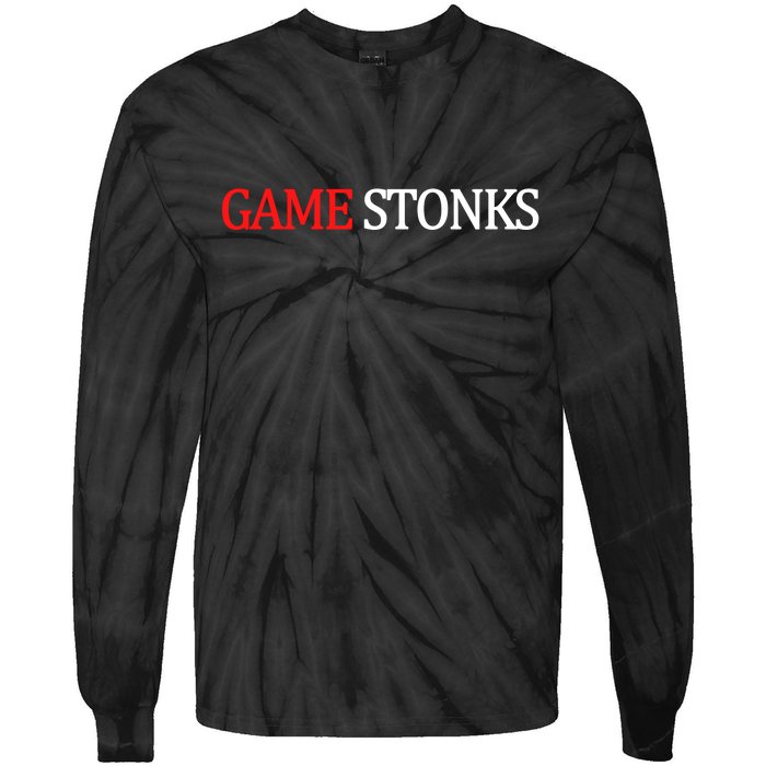 Game Stonks Tie-Dye Long Sleeve Shirt