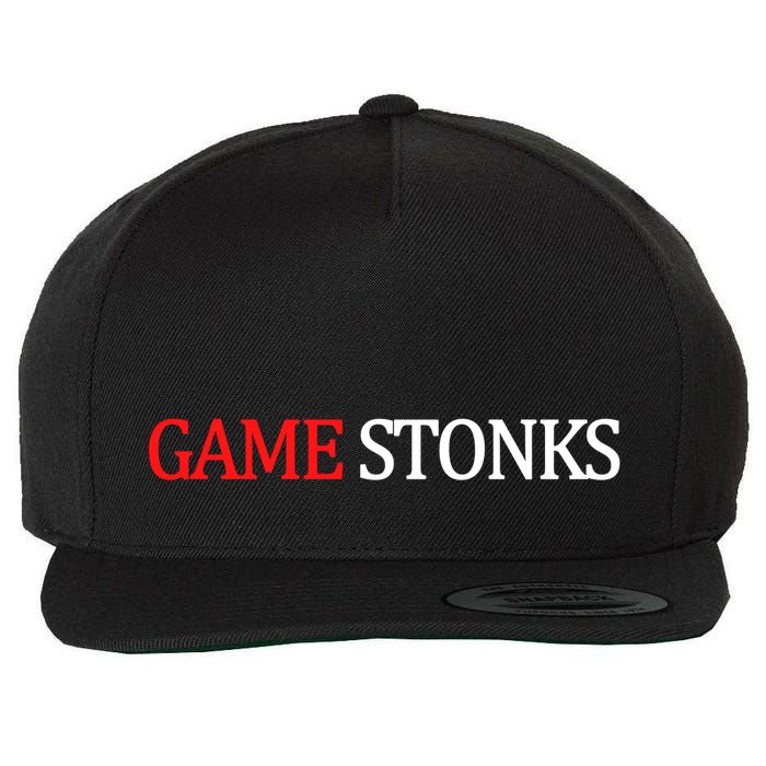 Game Stonks Wool Snapback Cap