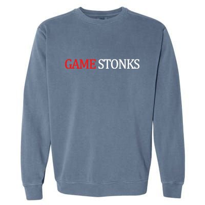 Game Stonks Garment-Dyed Sweatshirt