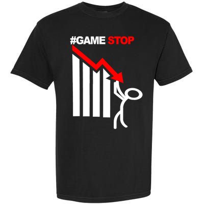 Game Stop Decline Fall Stock Invest Garment-Dyed Heavyweight T-Shirt