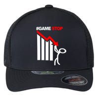 Game Stop Decline Fall Stock Invest Flexfit Unipanel Trucker Cap