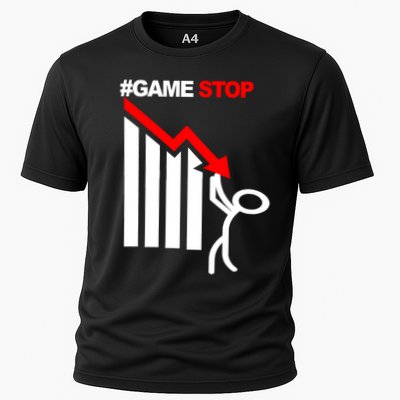 Game Stop Decline Fall Stock Invest Performance Shirt